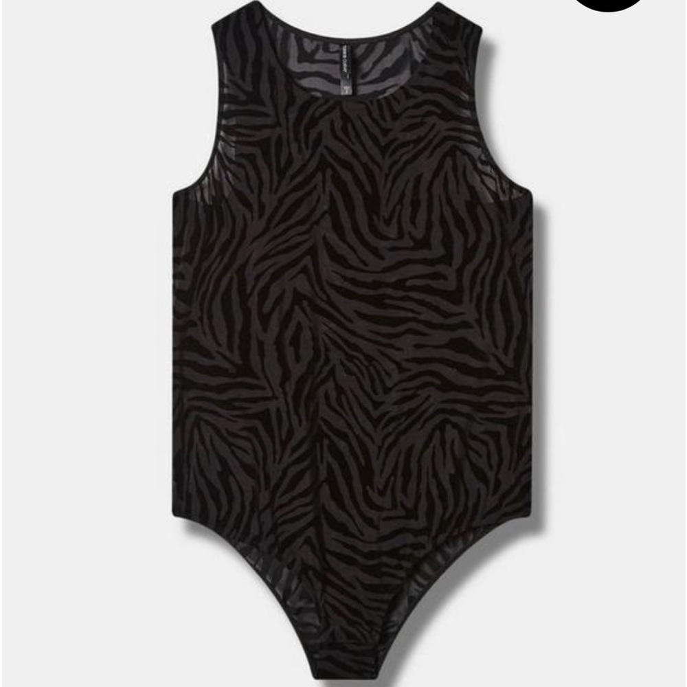 Torrid black mesh bodysuit